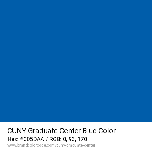CUNY Graduate Center's Blue color solid image preview