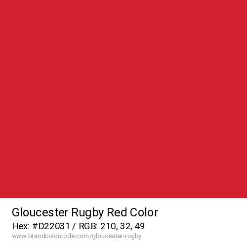 Gloucester Rugby's Red color solid image preview