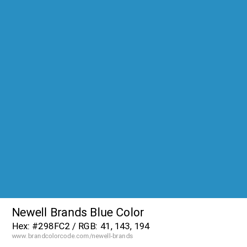Newell Brands's Blue color solid image preview