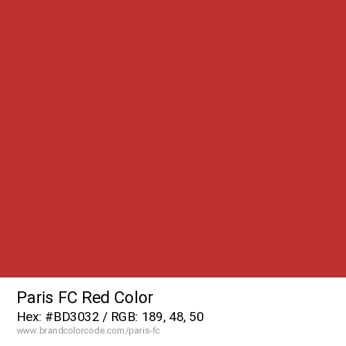 Paris FC's Red color solid image preview