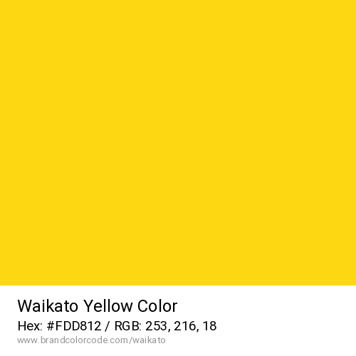 Waikato's Yellow color solid image preview