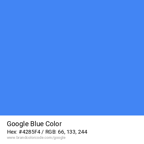 Google's Blue color solid image preview