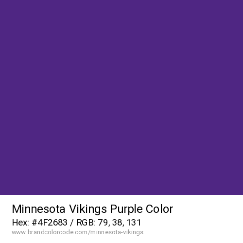 Minnesota Vikings's Purple color solid image preview