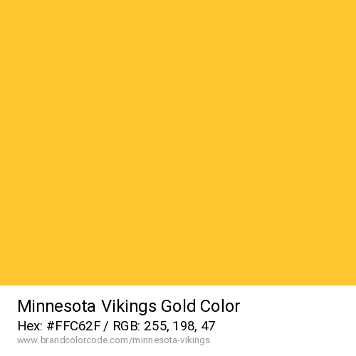 Minnesota Vikings's Gold color solid image preview