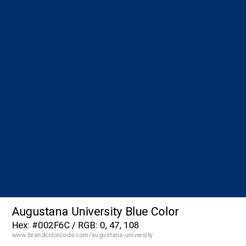 Augustana University's Blue color solid image preview