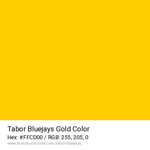 Tabor Bluejays's Gold color solid image preview