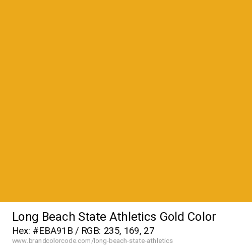 Long Beach State Athletics's Gold color solid image preview