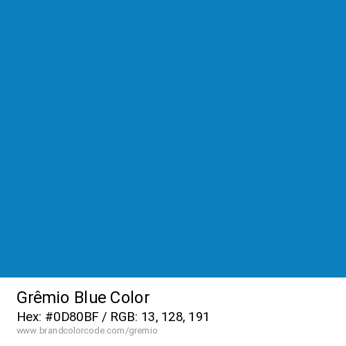 Grêmio's Blue color solid image preview