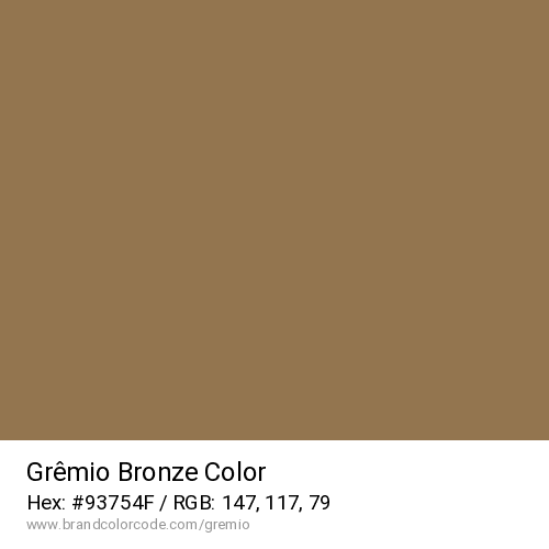Grêmio's Bronze color solid image preview