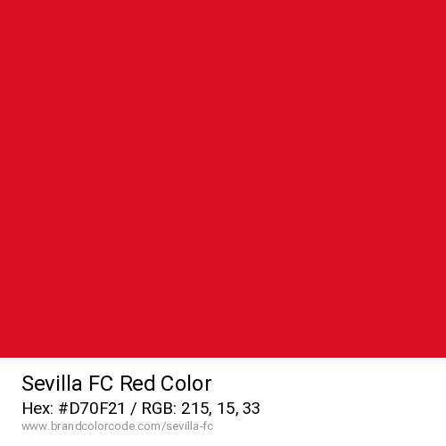 Sevilla FC's Red color solid image preview