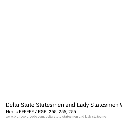 Delta State Statesmen and Lady Statesmen's White color solid image preview