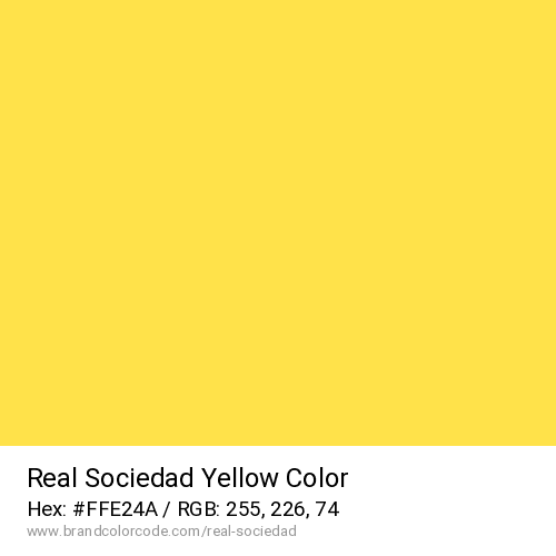 Real Sociedad's Yellow color solid image preview