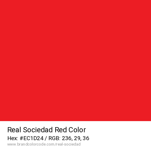 Real Sociedad's Red color solid image preview