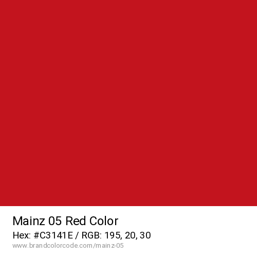 Mainz 05's Red color solid image preview