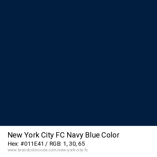 New York City FC's Navy Blue color solid image preview