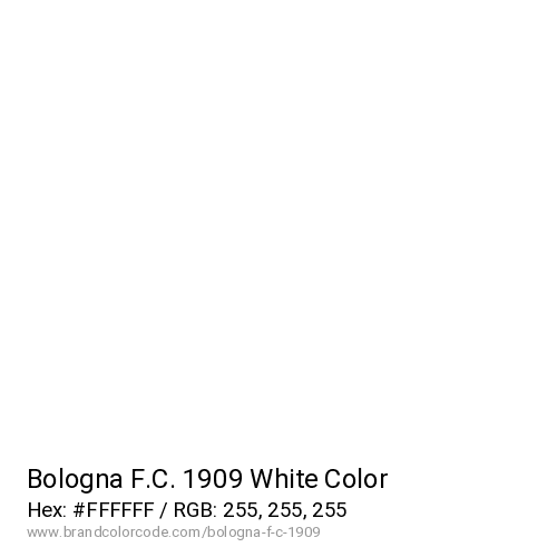 Bologna F.C. 1909's White color solid image preview