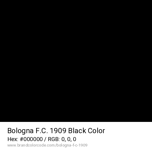 Bologna F.C. 1909's Black color solid image preview
