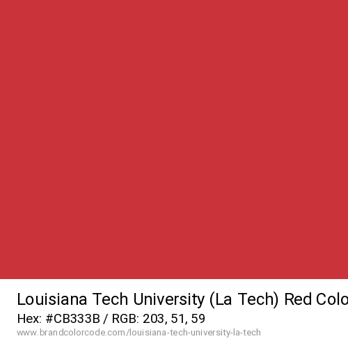Louisiana Tech University (La Tech)'s Red color solid image preview