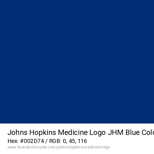 Johns Hopkins Medicine Logo's JHM Blue color solid image preview