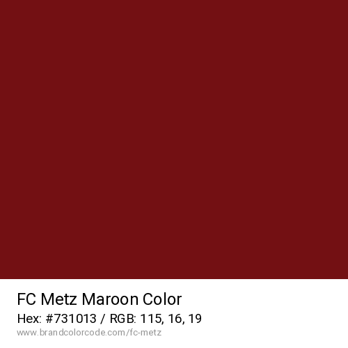 FC Metz's Maroon color solid image preview
