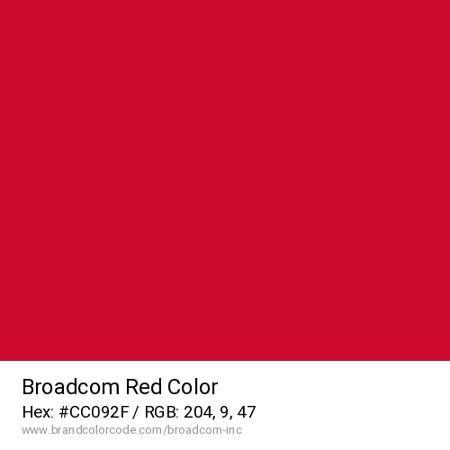 Broadcom's Red color solid image preview