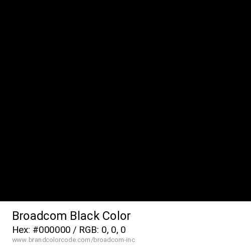 Broadcom's Black color solid image preview