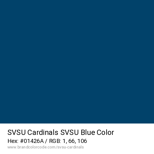 SVSU Cardinals's SVSU Blue color solid image preview