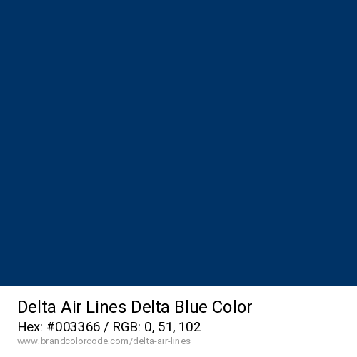 Delta Air Lines's Delta Blue color solid image preview