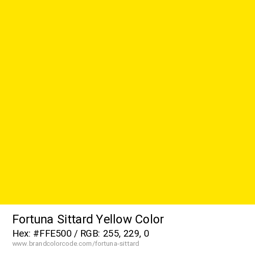 Fortuna Sittard's Yellow color solid image preview