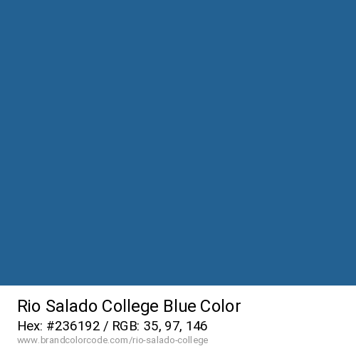 Rio Salado College's Blue color solid image preview