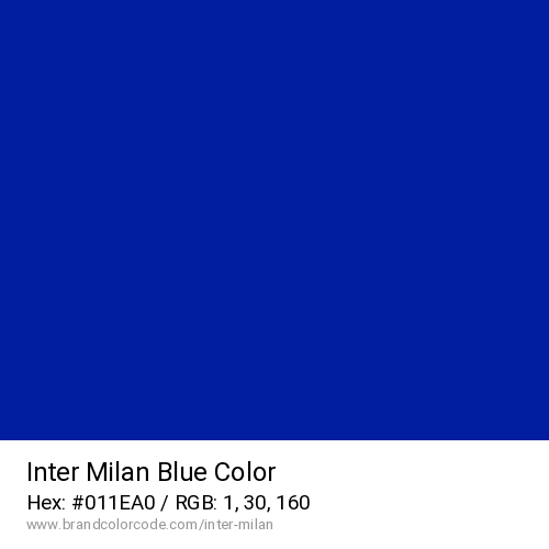 Inter Milan's Blue color solid image preview