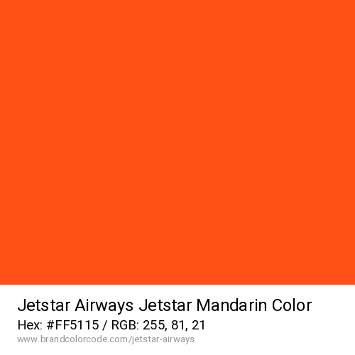 Jetstar Airways's Jetstar Mandarin color solid image preview