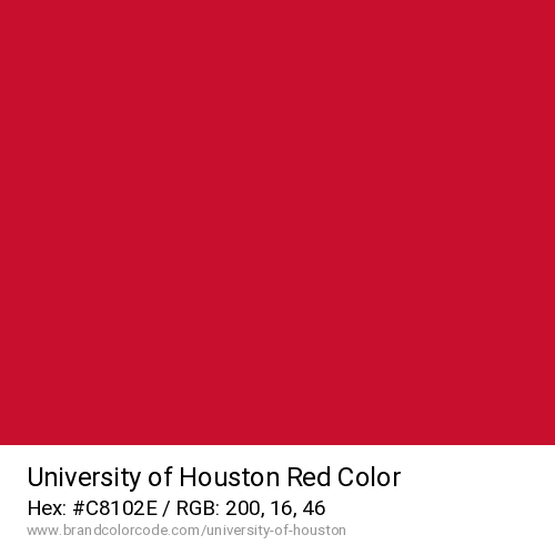 University of Houston's Red color solid image preview