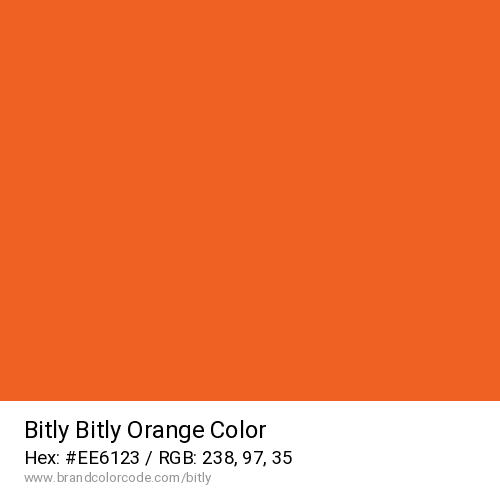 Bitly's Bitly Orange color solid image preview