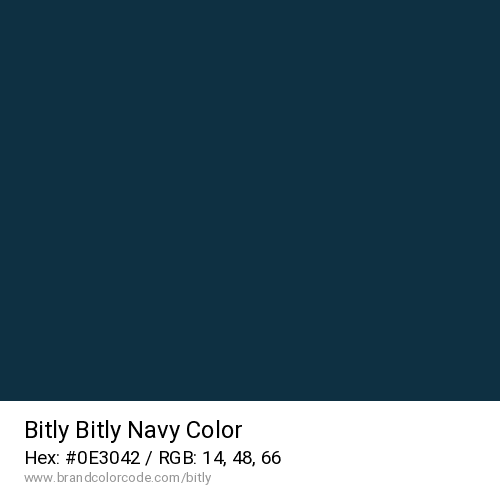 Bitly's Bitly Navy color solid image preview