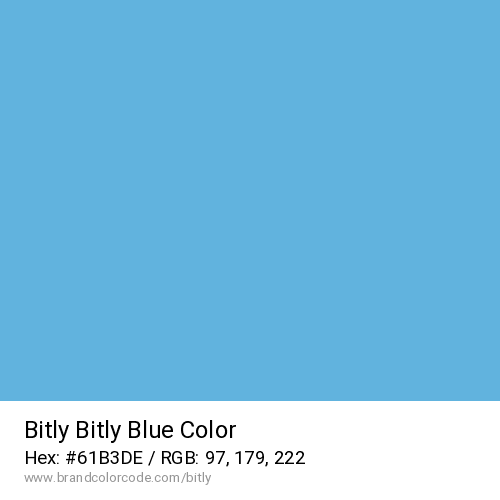 Bitly's Bitly Blue color solid image preview