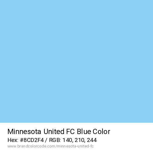 Minnesota United FC's Blue color solid image preview