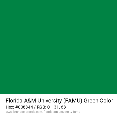 Florida A&M University (FAMU)'s Green color solid image preview