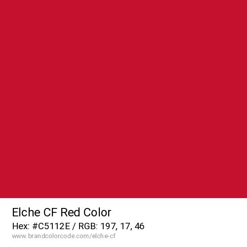 Elche CF's Red color solid image preview