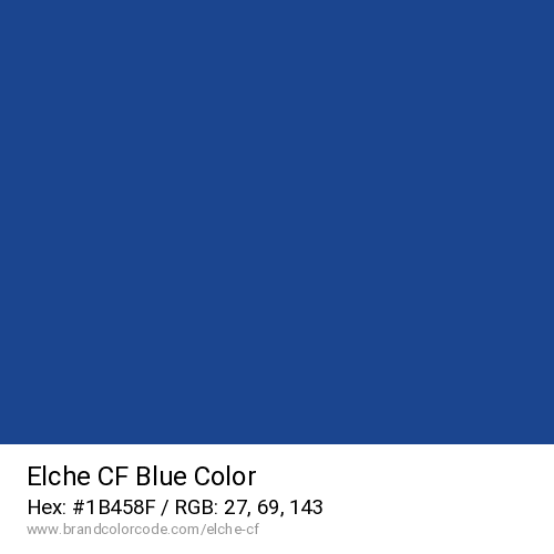 Elche CF's Blue color solid image preview