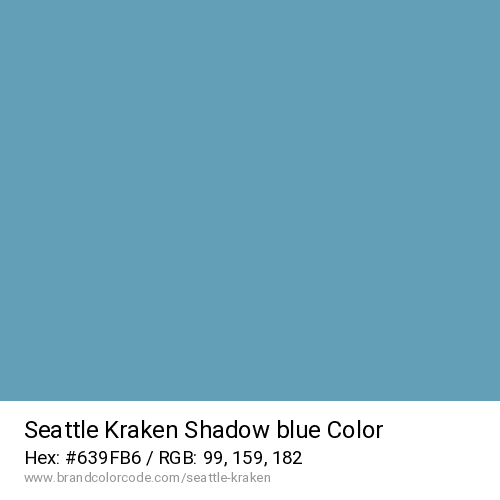 Seattle Kraken's Shadow blue color solid image preview