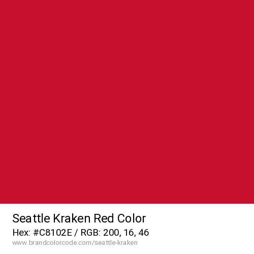 Seattle Kraken's Red color solid image preview