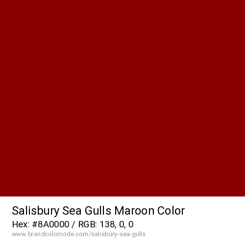 Salisbury Sea Gulls's Maroon color solid image preview