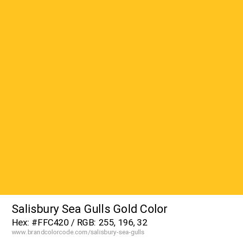 Salisbury Sea Gulls's Gold color solid image preview