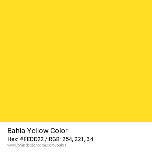 Bahia's Yellow color solid image preview