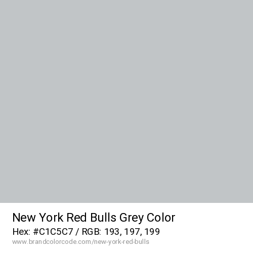 New York Red Bulls's Grey color solid image preview
