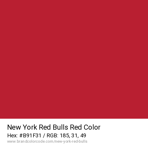 New York Red Bulls's Red color solid image preview