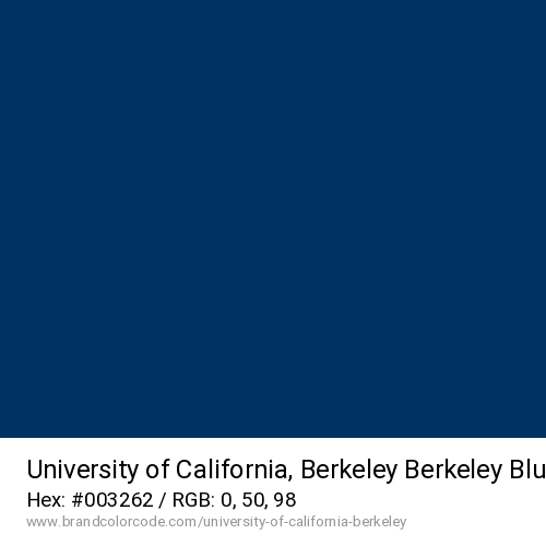 University of California, Berkeley's Berkeley Blue color solid image preview