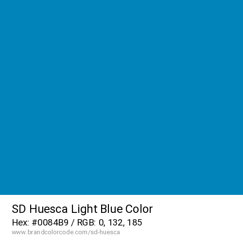 SD Huesca's Light Blue color solid image preview