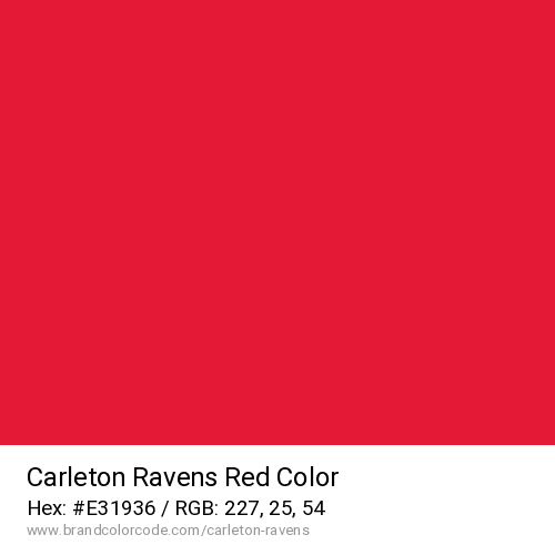 Carleton Ravens's Red color solid image preview